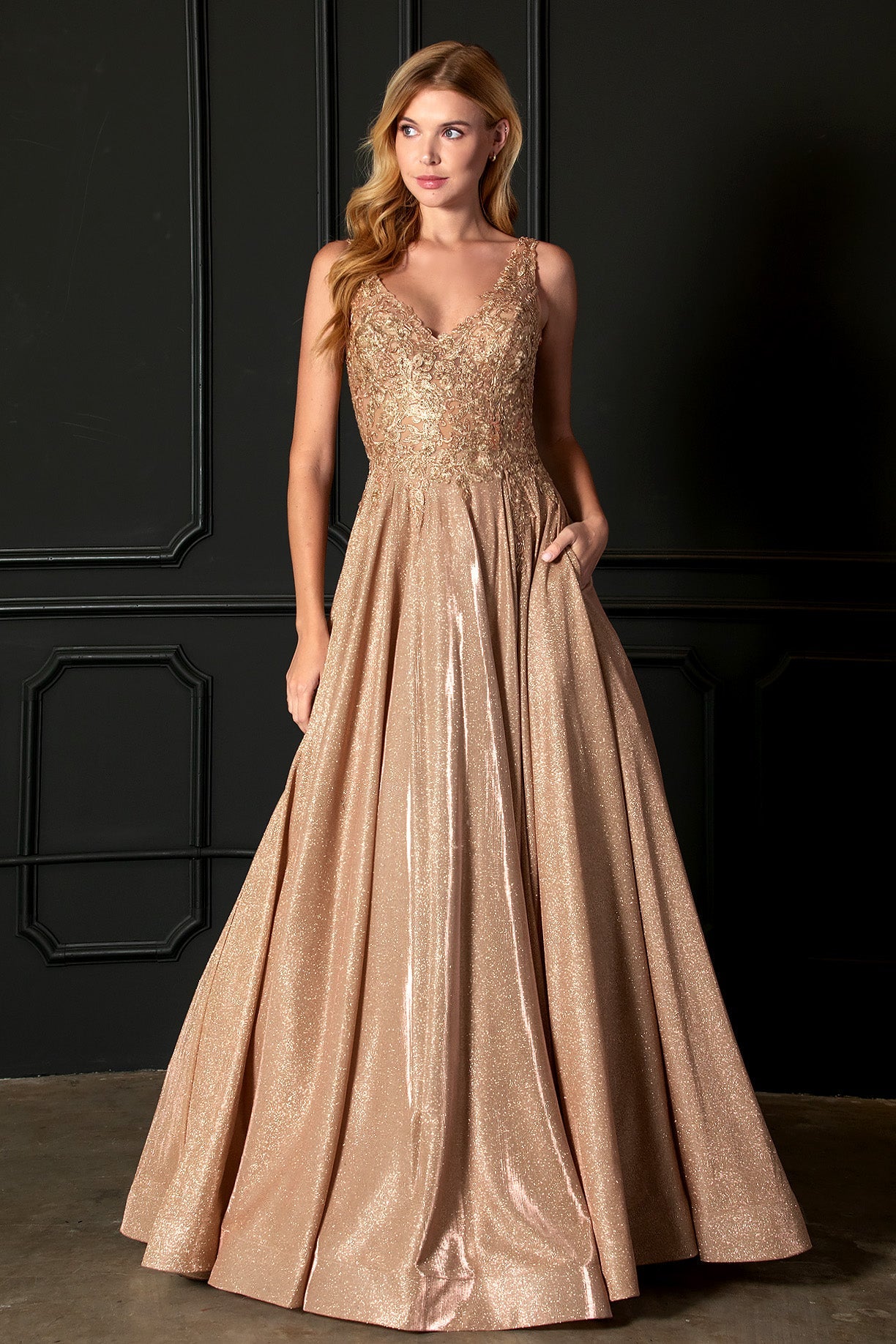Party dress | Miamigirlfriends| rose gold