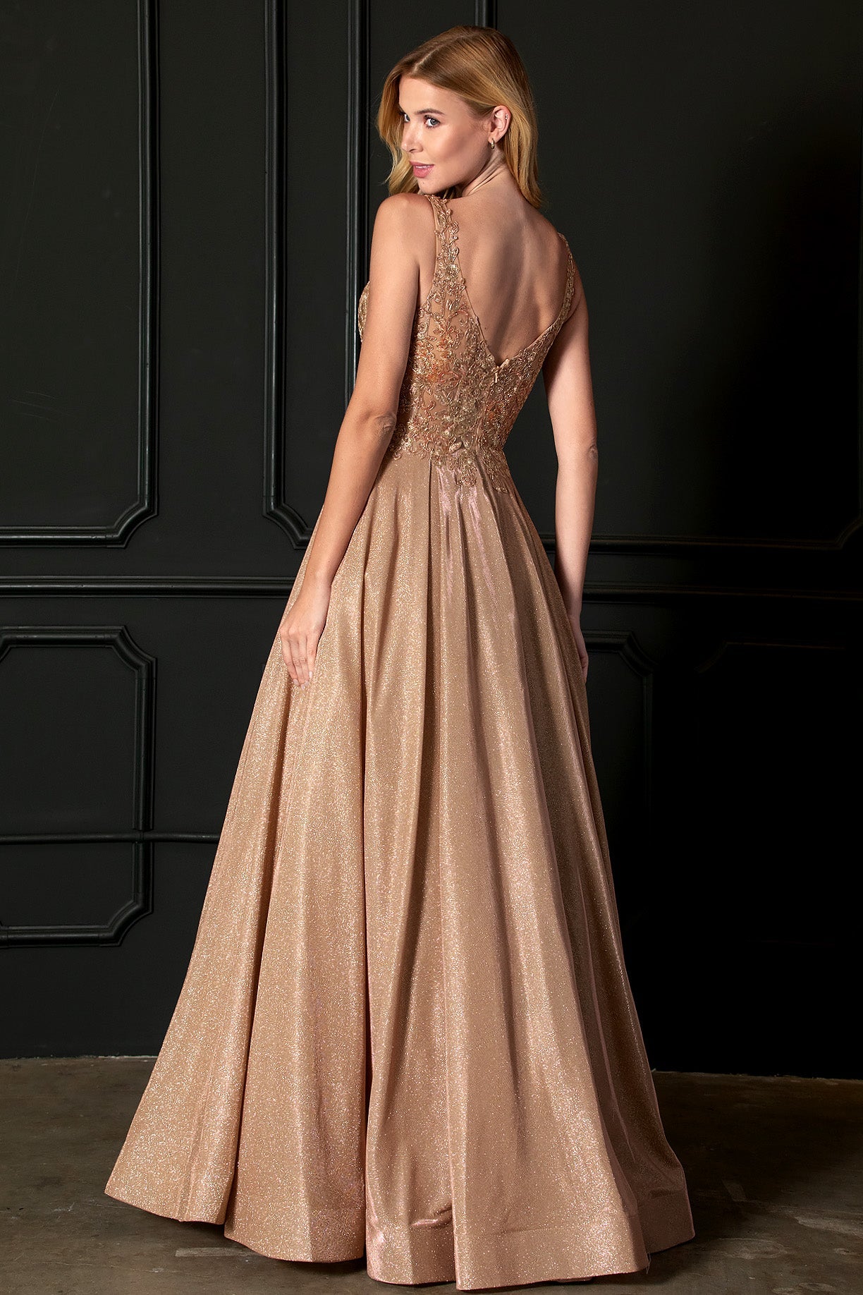 Party dress | Miamigirlfriends| rose gold