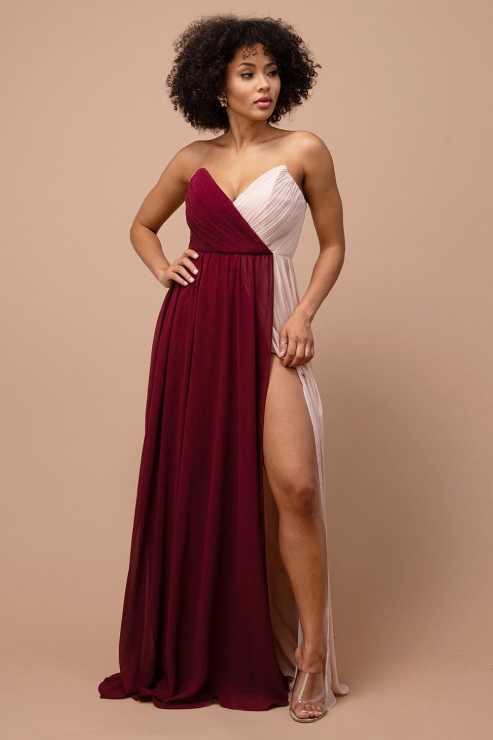 Vestido de Fiesta F-129 Brazil