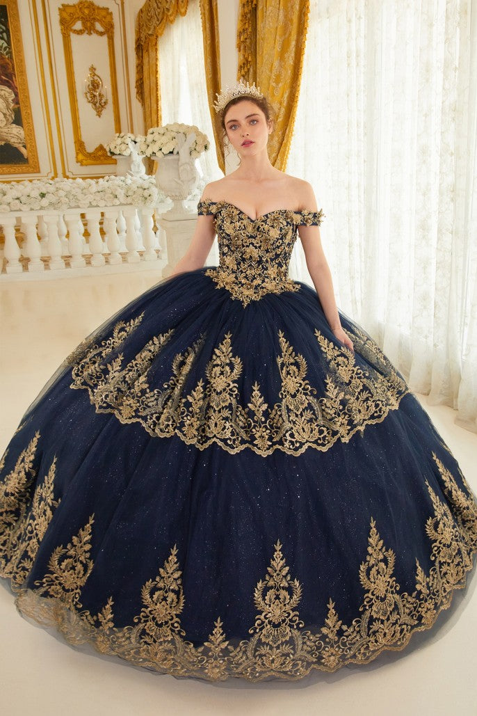 quinceanera gold dress Gold Sequin Quinceanera Gold wedding dress with Petal Power and Beading for Teens Girls' Prom and Sweet 15