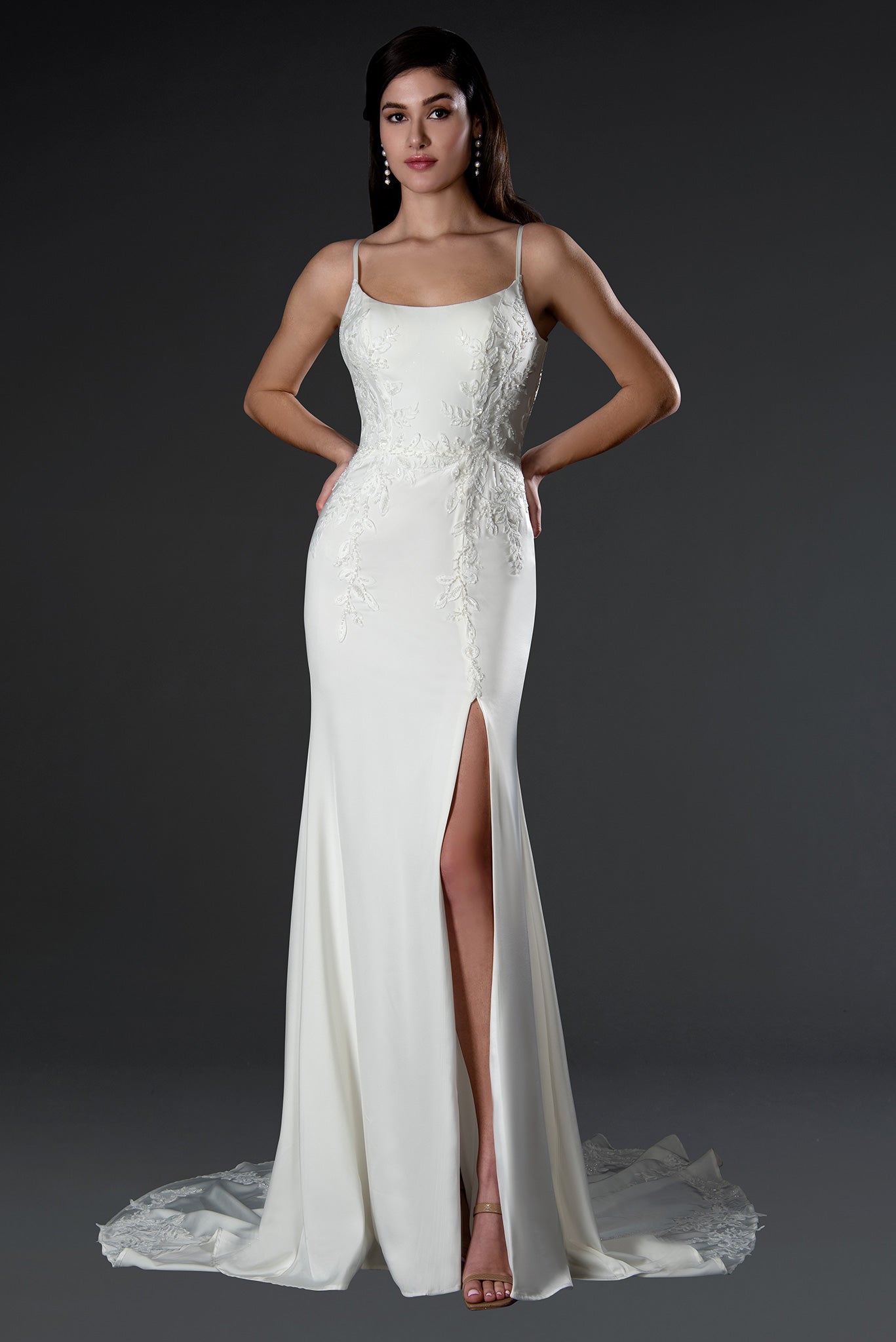 Wedding Dress| Miamigirlfriends| crepe