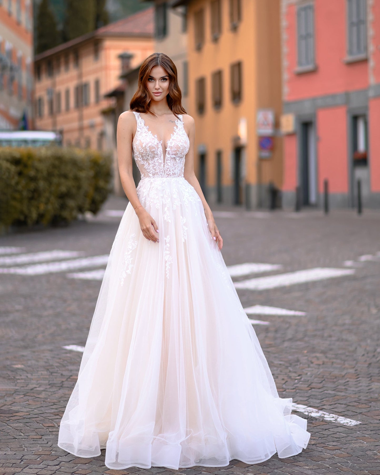 Wedding Dress MN-491 Stripe
