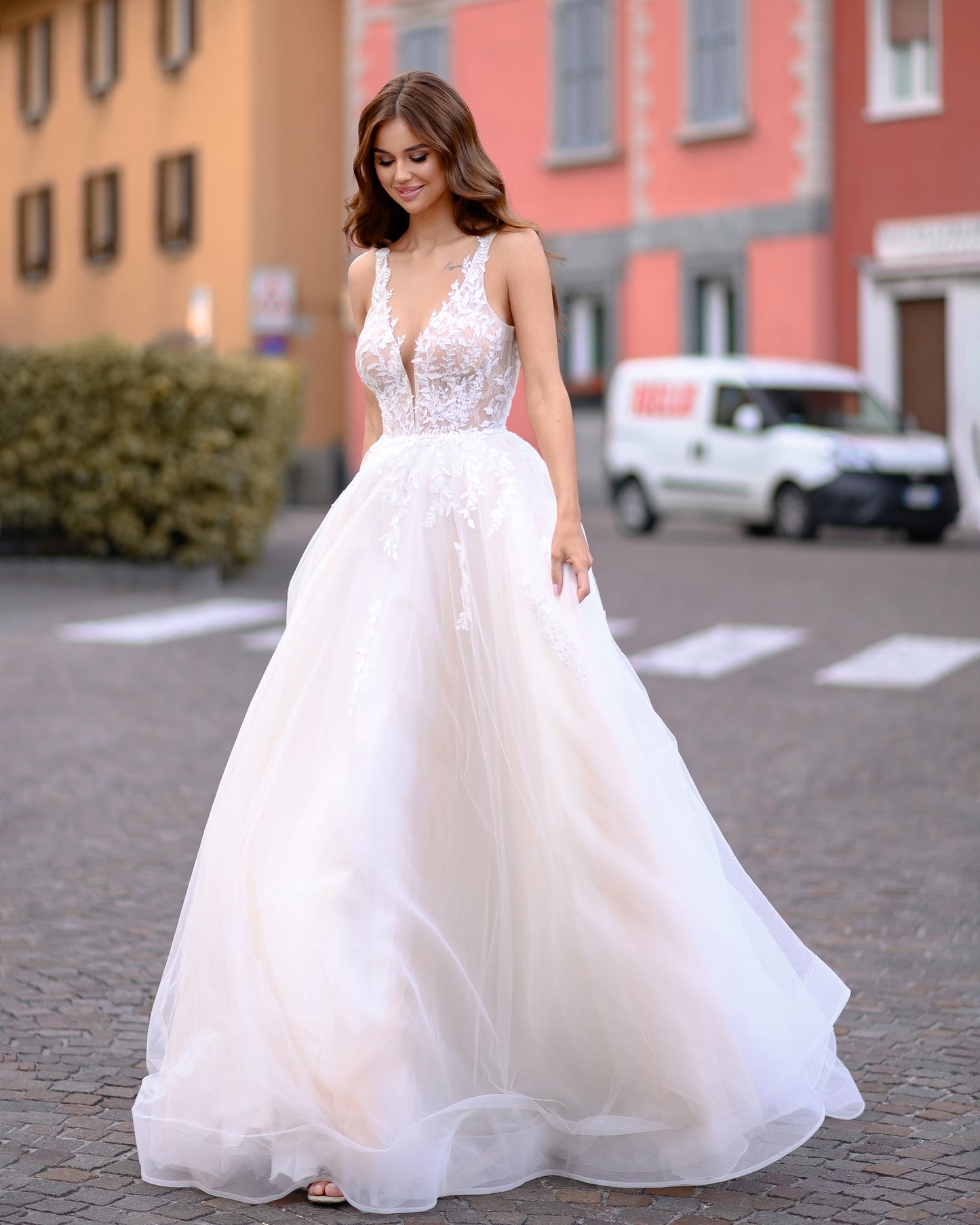 Wedding Dress MN-491 Stripe