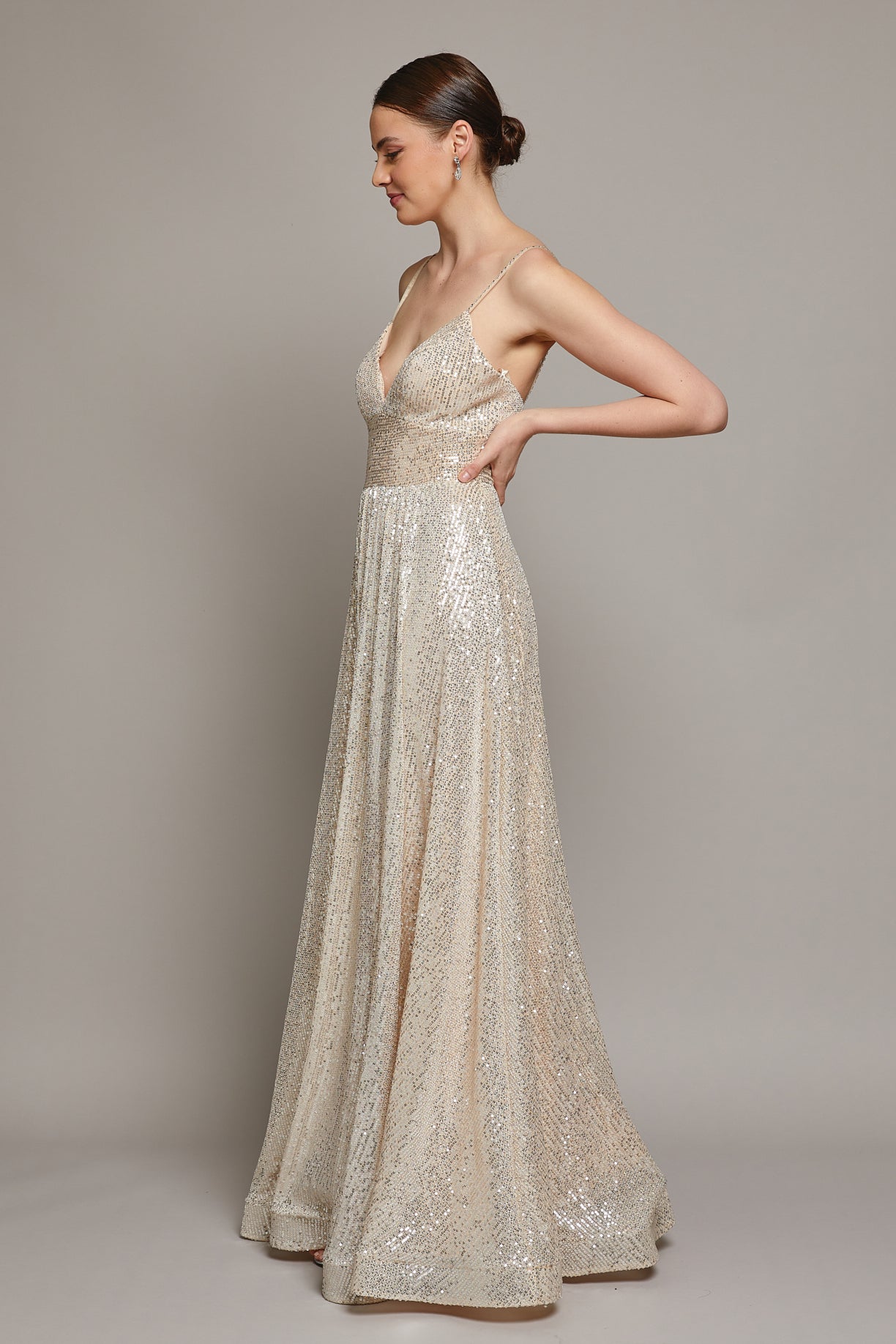 Vestido de Fiesta| miaminovias| Goldena