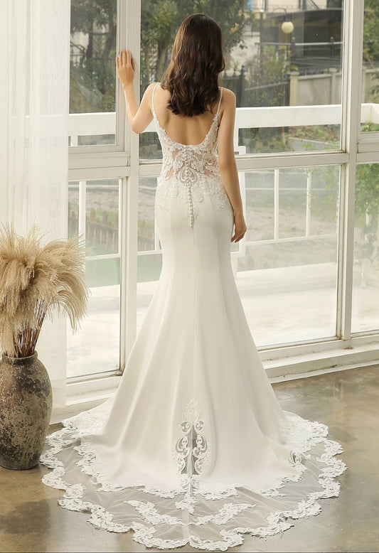 Wedding Dress MN-848 Vermilion