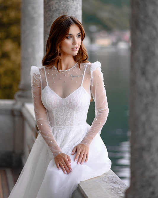 Vestido de Novia MN-891 Gri